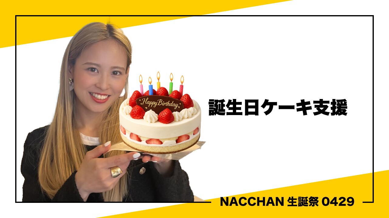 誕生日ケーキ支援のサムネイル