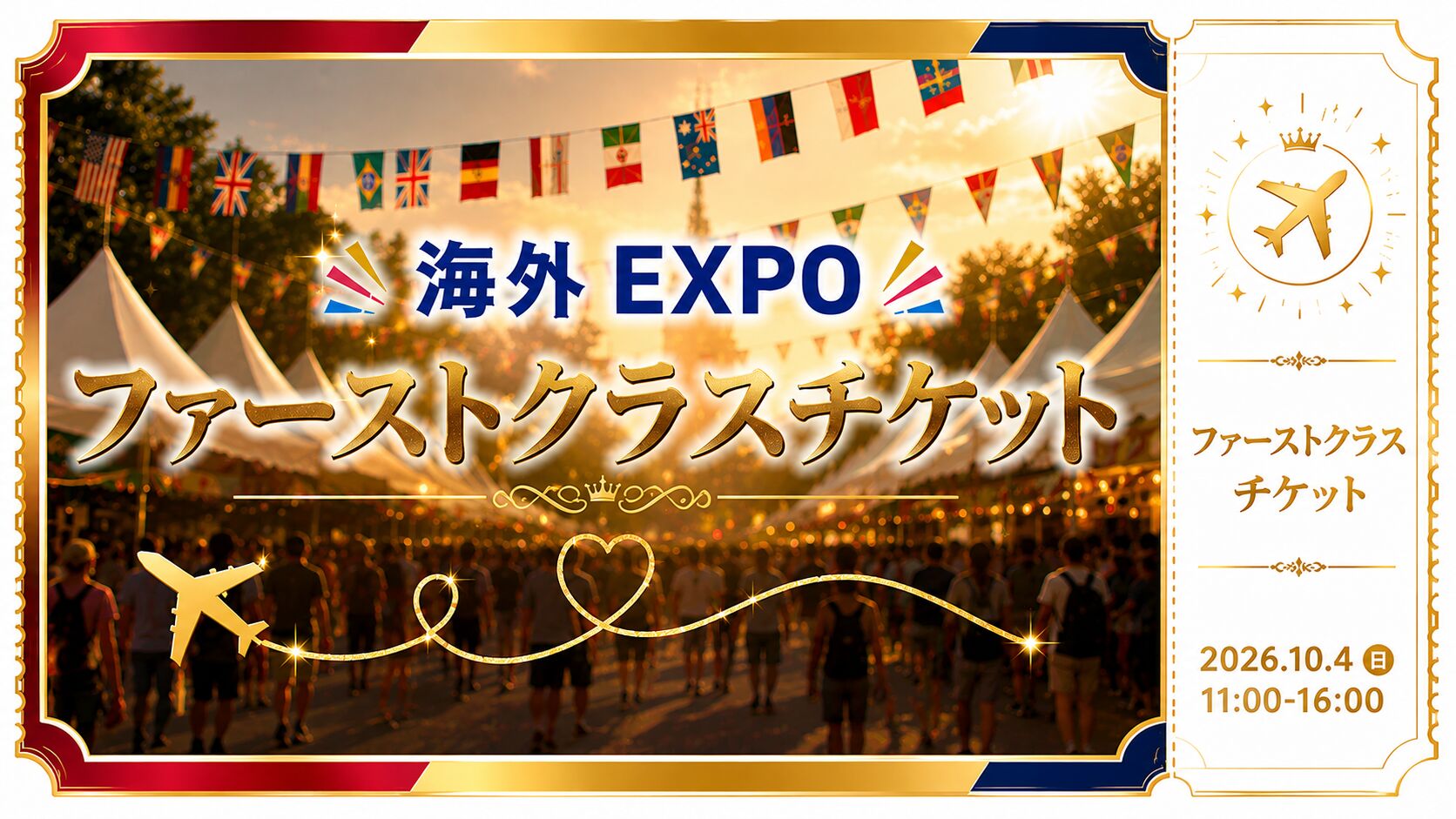 ファーストクラスチケット【VIPチケット】のサムネイル