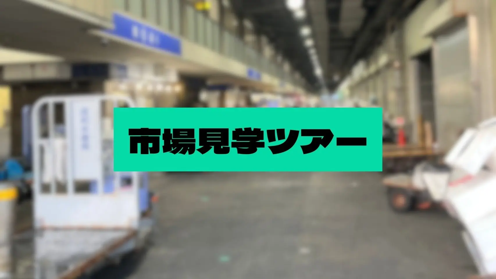 こうたと行く市場見学ツアー！のサムネイル